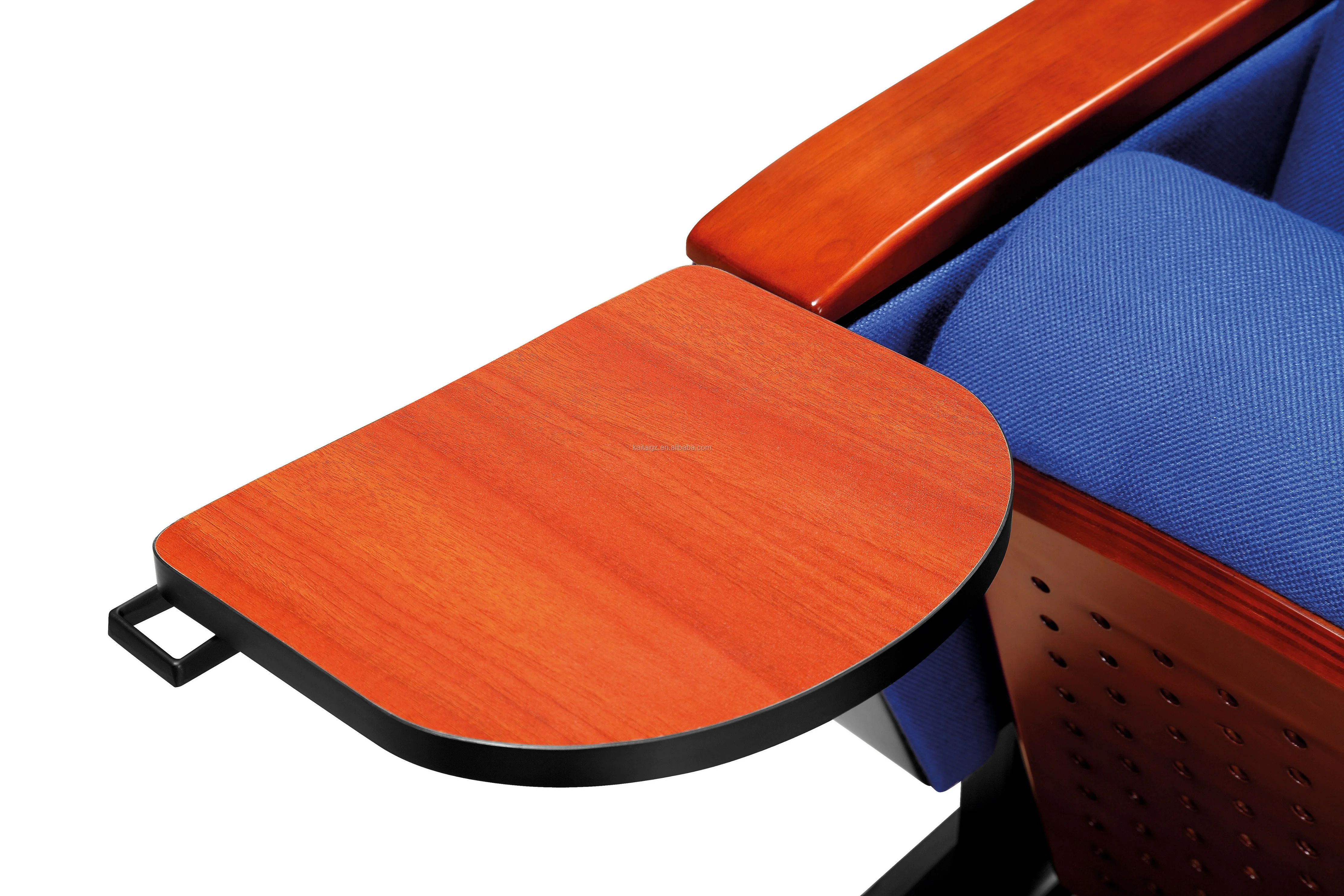 Front Hidden Foldable Table, Wood+Metal Frame K,Auditorium Theater Chair