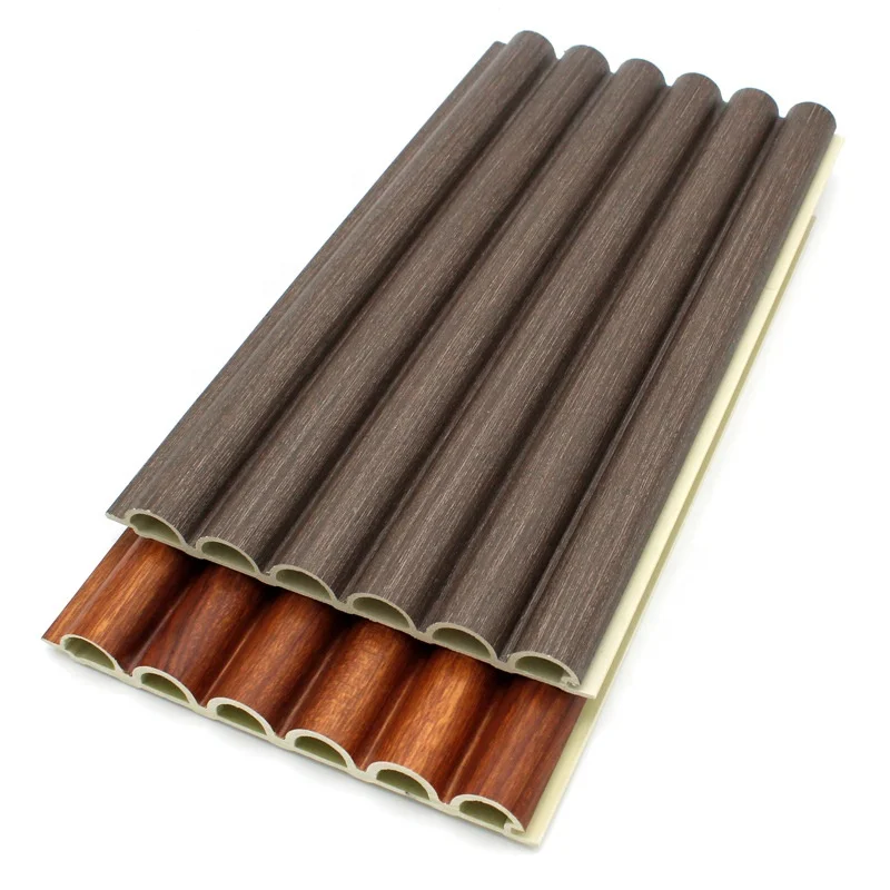 Hot Selling Superior Quality Wall Cladding Luxury TV Background 3D Slat Fluted WPC Wall Panel