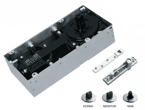 High quality System Concealed Wooden Door with Hydraulic Self-Closing Adjustment Bottom Pivot Accessory floor spring