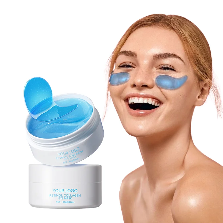 Hydrolyzed Collagen Deeply Hydrate And Nourish eye patch hydrogel shark shape under eye mask reduce dark circles puffy eyes