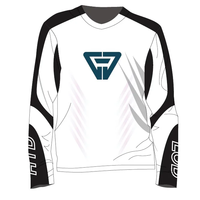 2022 Custom Made Logo Design Adults Wholesale quick dry sublimation print Motocross Racing Wear Shirt