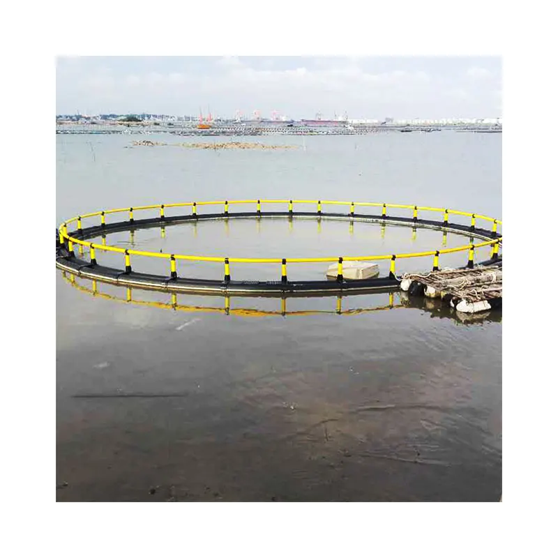Открытое море HDPE плавающая клетка культура лосось рыба