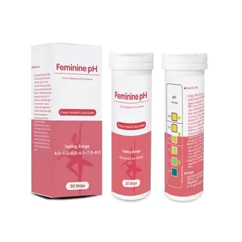 Home Health Care Rapid Female Ph Test Strips Manual Plastic PH Meter for Healthy Checks