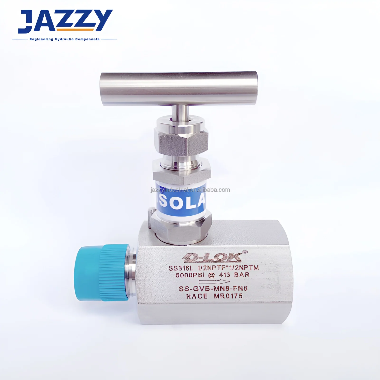 Гидравлические Игольчатые клапаны JAZZY 10000PSI MN8 FN8 Ss316L HNH GVB HPB CH шаровой обратный измерительный клапан