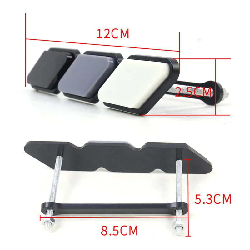 Popular tri-color Tacoma Tundra 4Runner Highlander Rav4 car air inlet front grille meshes decor inserts badge emblem for Toyota