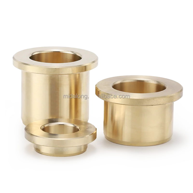 SHFZ Inner Diameter 6~30mm Shoulder-shaped Oil-free Bushing Wear-resistant Flanging Copper Sleeve Self-lubricating