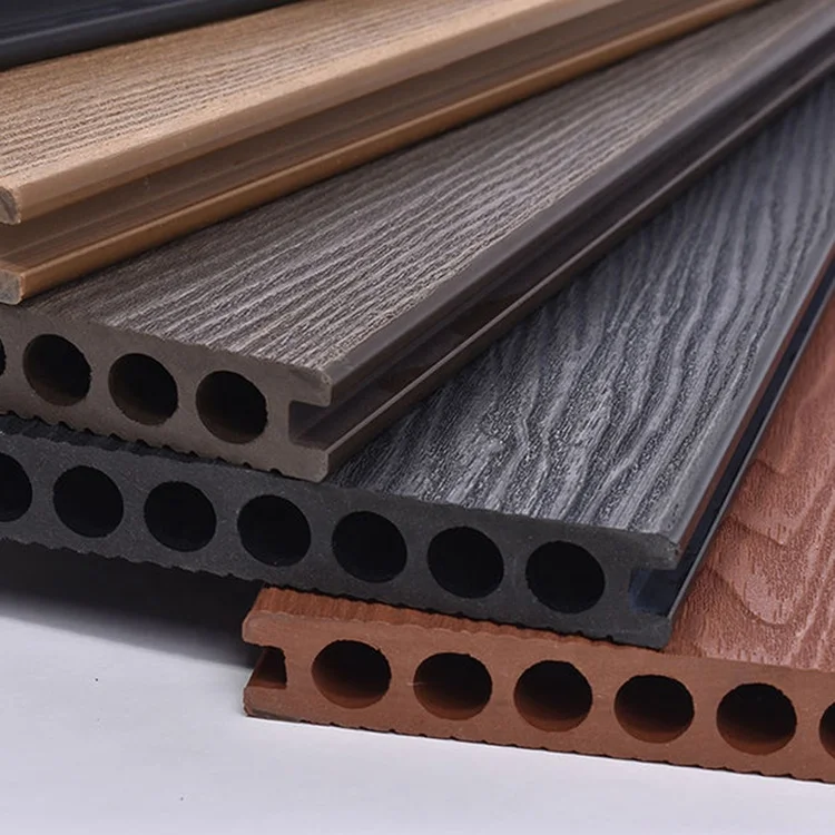 Capped Coextrusion Hollow Flooring Marine Floating Dock Deck Board Wooden