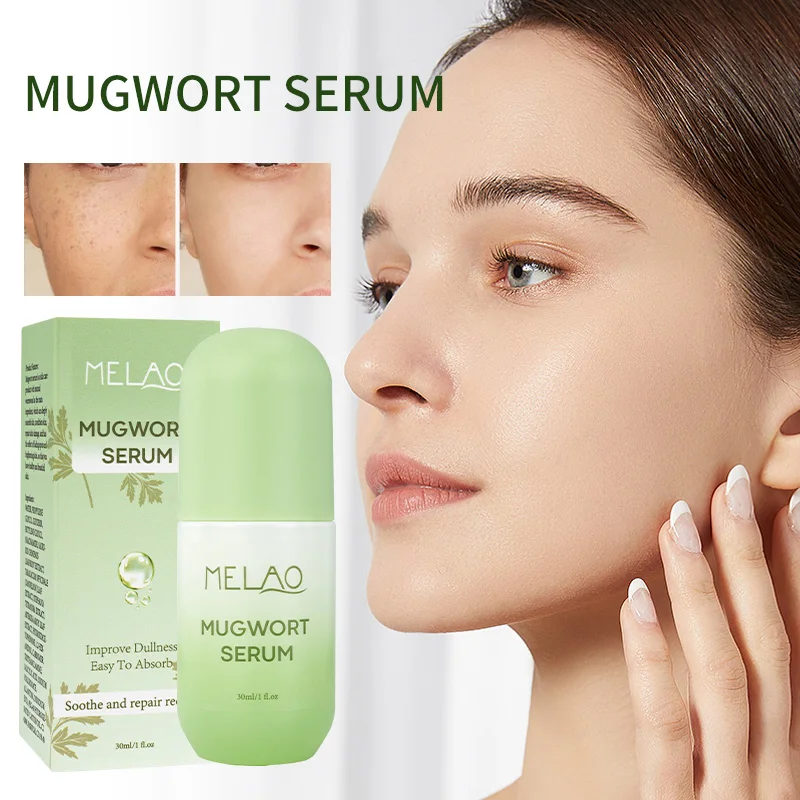 Sensitive Skin Care Face Srum And Face Cream Private Label Calming Soothing Skin Care Mugwort Serum For Face