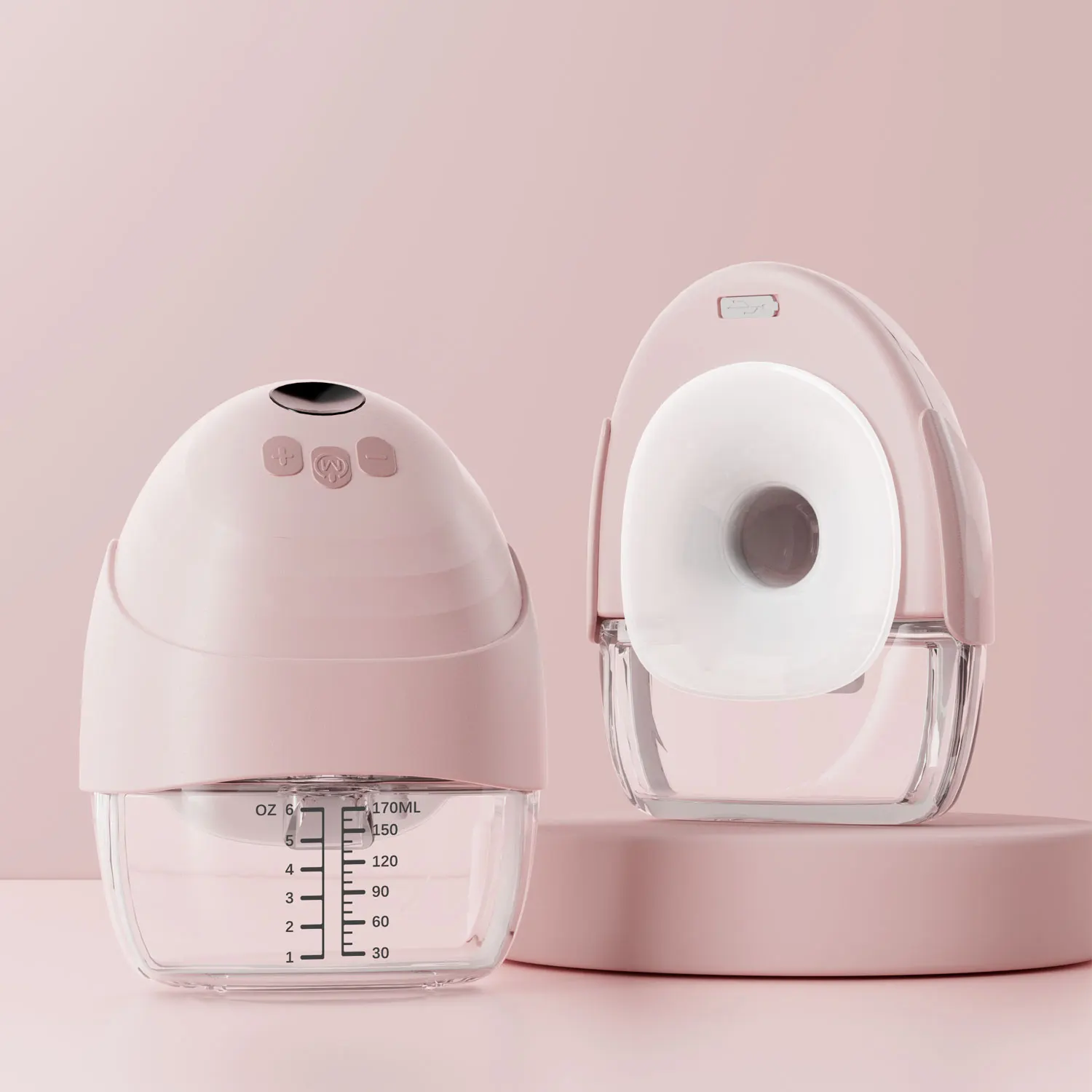 Anly Kiss Low Noise LCD Display OEM Portable Hands-Free Electric Pumps Wearable Breast Pump for Breastfeeding