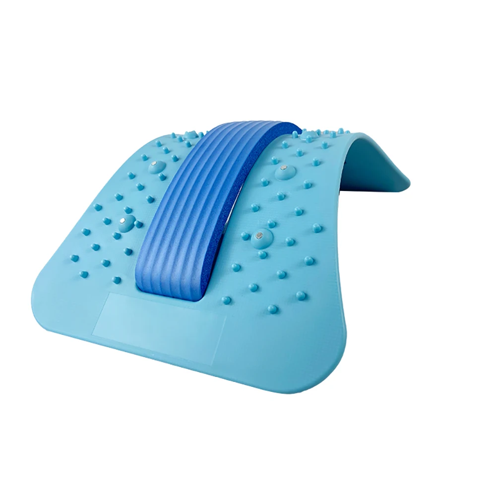 Free Adjustable relief device lumbar pain lower spine back stretcher massager