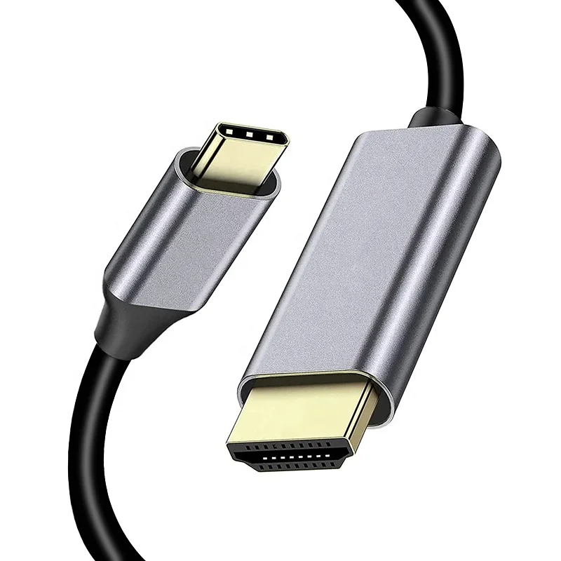 USB C to HDMI Cable 4K 6FT Braided Type-C to HDMI Cord Thunderbolt 3/4 Compatible for MacBook Pro/Air, iMac, iPad Pro, Galaxy S8