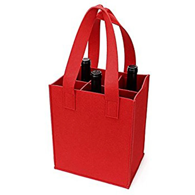 Hot Sell handmade Felt Wine Bottle bag