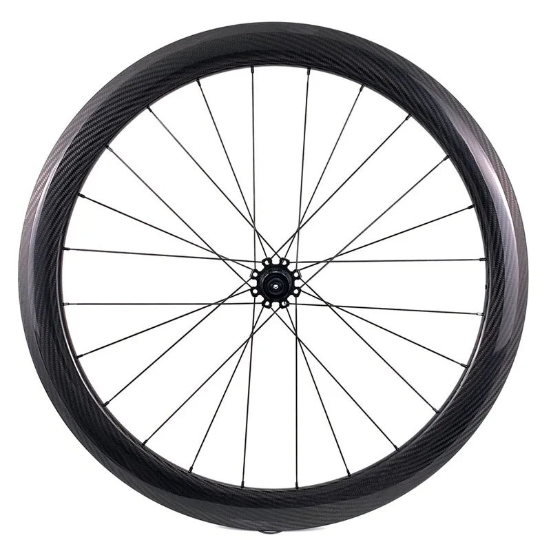 new type bicycle novatec carbon wheels 60mm with RF08 hub clear coating finishing