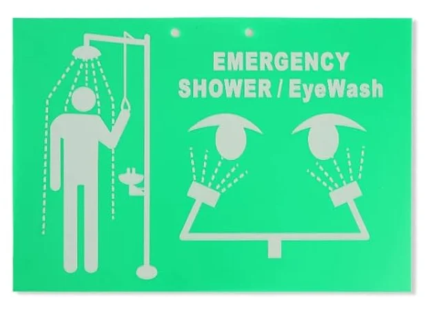 Chemical plants medical emergency safety shower eye wash station