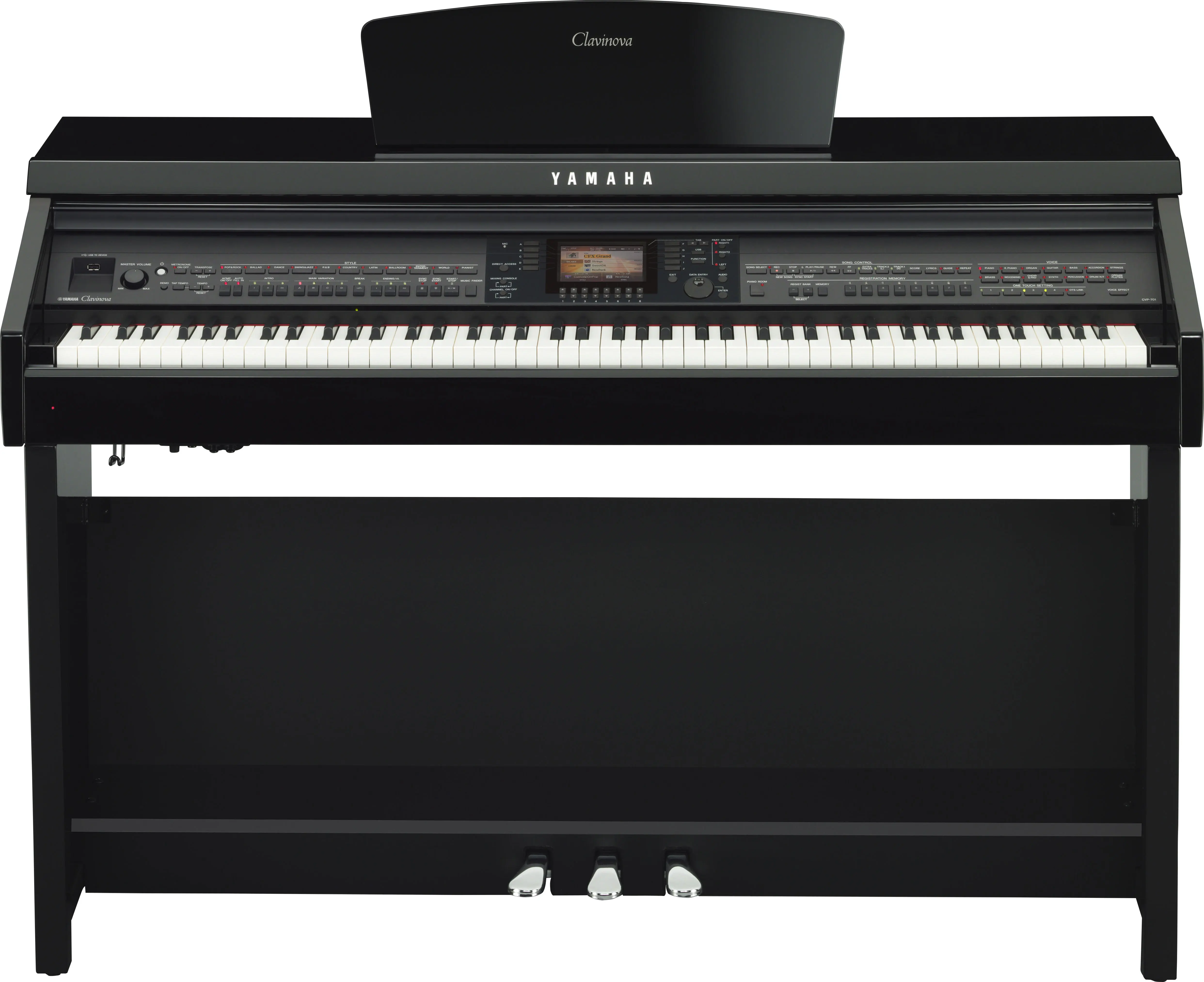 Yamahas Clavinova CLP701 88 Keys Digital Piano - High-end Home and Professional Performance Digital Piano