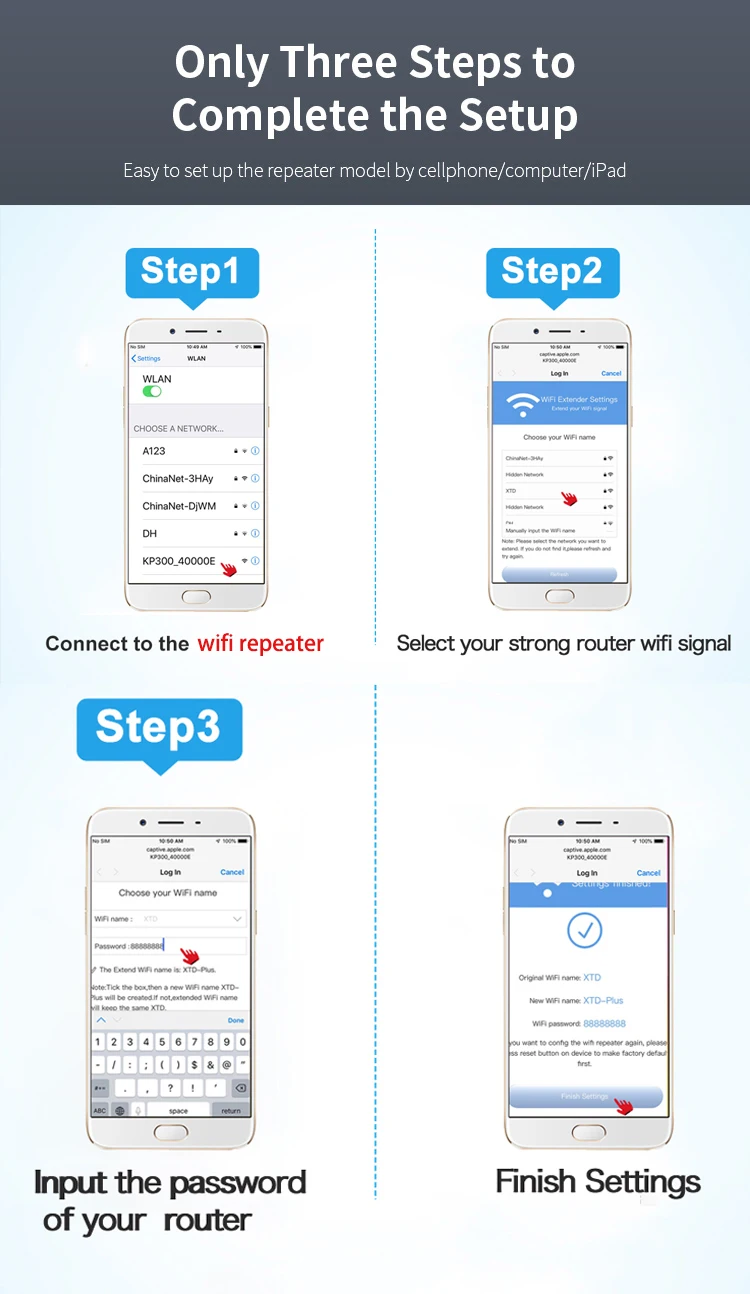 Wireless Wifi Repeater Wifi Range Extender Router
