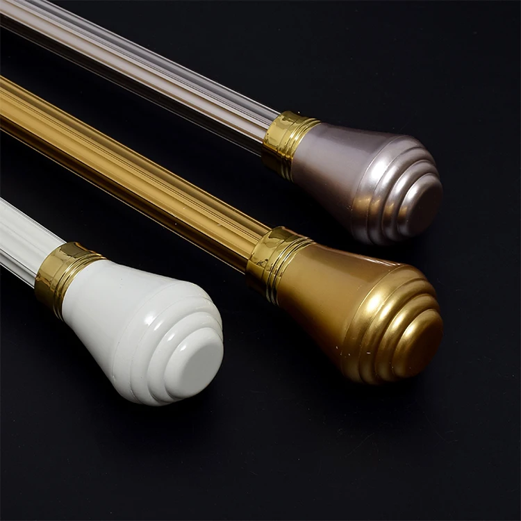 
Hot selling colorful white accessories aluminum alloy high quality luxury curtain rods 