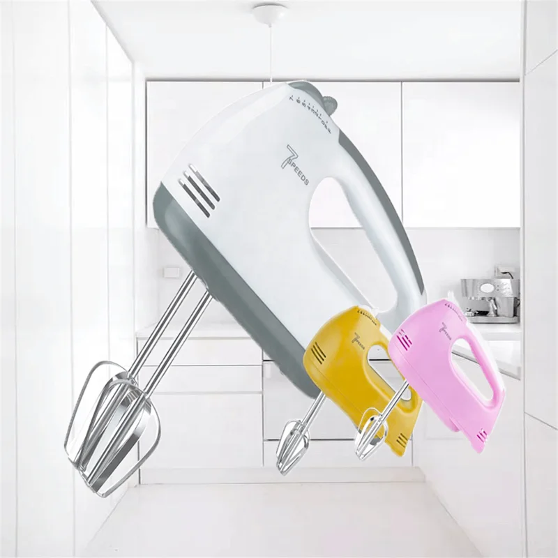 CX-6610  Batteuse Lectrique Pour Gteau Super Handheld Mixer With Holder Abs Plastic 120W Hand Mixer 7 Speed Cake Beater