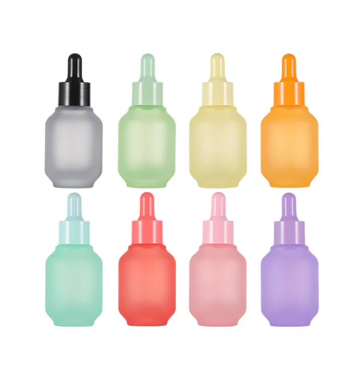 Флакон-фонарик для макарон, стеклянный резервуар с пипеткой для эфирных масел, 30 мл