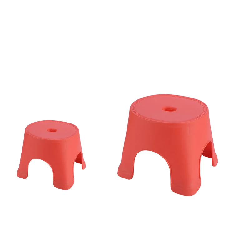 Stylish Simplicity Safe And Non-Slip Small Sizes Stackable Home Furniture Plastic Stools