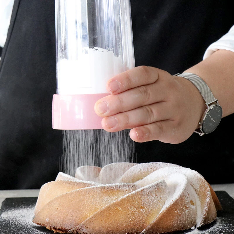 Hand-held Rotary Semi-automatic Flour Sifter Baking Tool