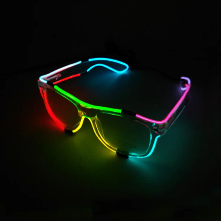 led flash glasses,magic led party glasses,el wire led glasses party light