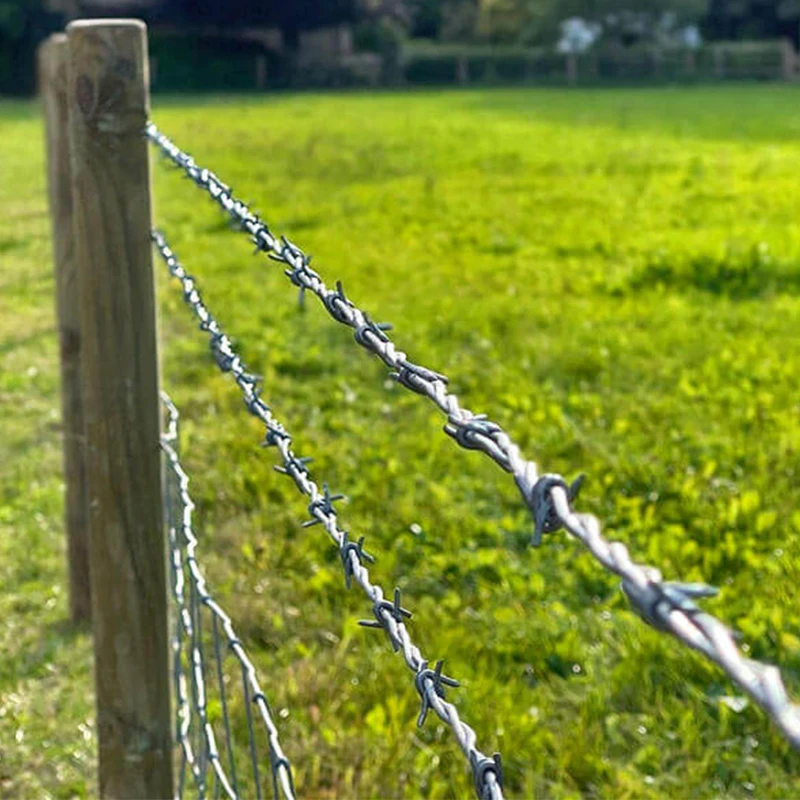 High Quality 50kg Barbed Wire Price Per Roll / Galvanized Barbed Wire Mesh Stainless Steel Barb Wire Fence Roll