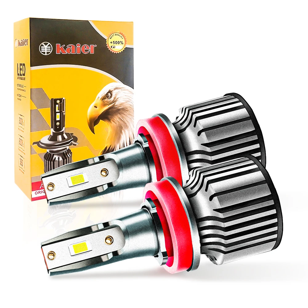 super bright car headlight kaier mini led factory  H1 H3 H4 D2 D4 9005 9006 best quality high power led headlights
