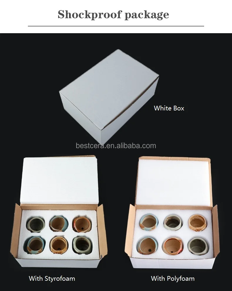 Owl Shaped flower pot decorative succulent pots mini ceramic succulent planter pot a drainage hole