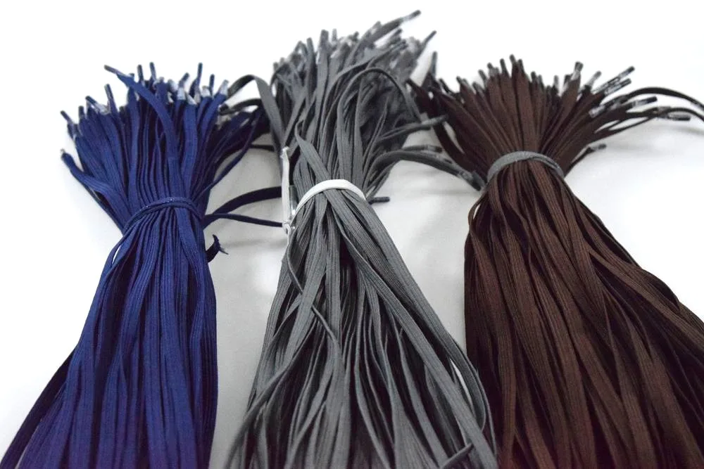 Kids and Adults Elastic No-Tie Polyester Latex Shoelaces with Plastic Buckle