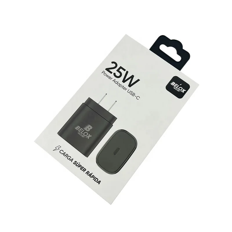 OEM завод iPhone зарядное устройство головка бумажная коробка адаптер питания usb c упаковка для мобильного телефона Быстрая зарядка розетка упаковочная