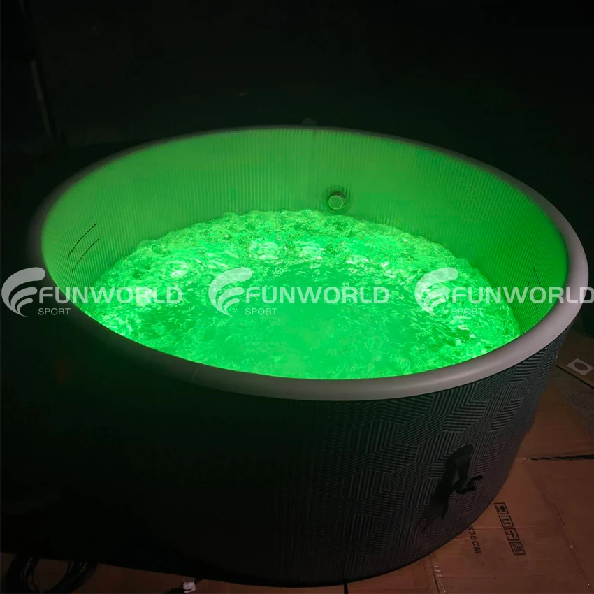 Funworldsport High Security Split Spring Lazy Tub Inflatable Bathtub Indoor And Outdoor Portable Hot Tub Spa Hot Tube