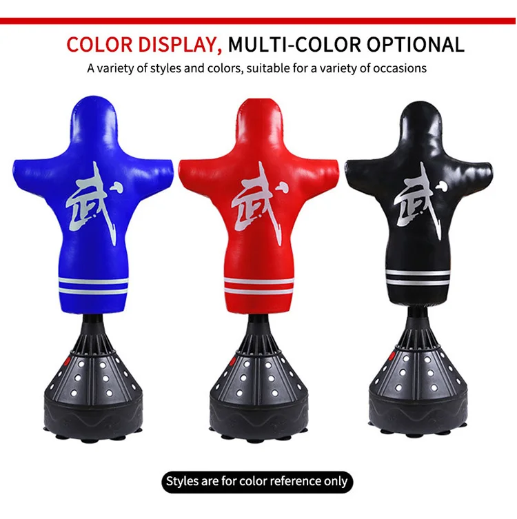 China supplier Boxing Equipment Free standing Heavy Punching bags body shape Boxing Target Bag punching dummy