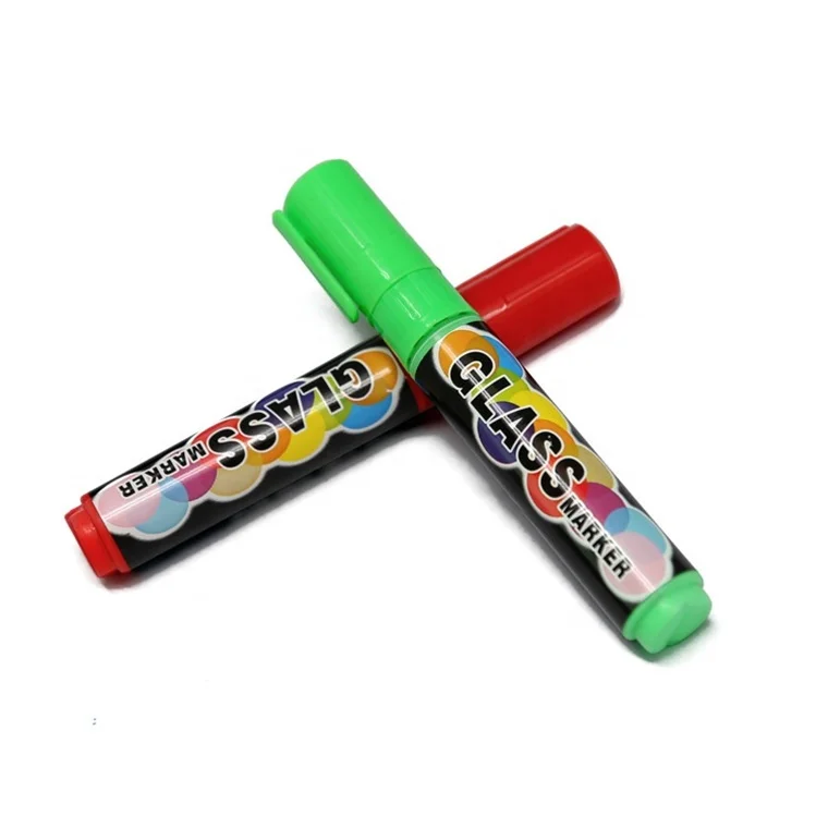 Queenstar Manufacture 8mm Christmas Decoration Window Liquid Chalk Marker China Marker Pen Whiteboard Dry-erase & Wet-erase
