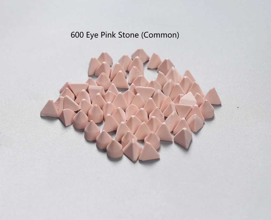 Resin abrasive multi-style deburr polished conical triangle without damaging zircon surface smooth