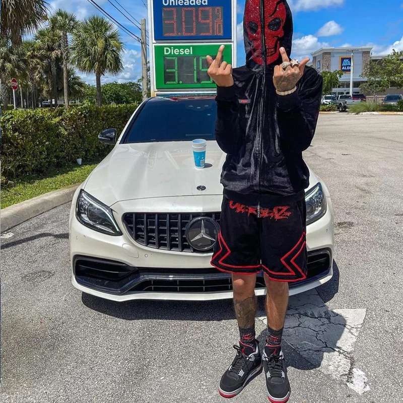 Wholesale Street Clothes Tapered Sweatsuit Slim Sports Tracksuit Retro Tracksuit