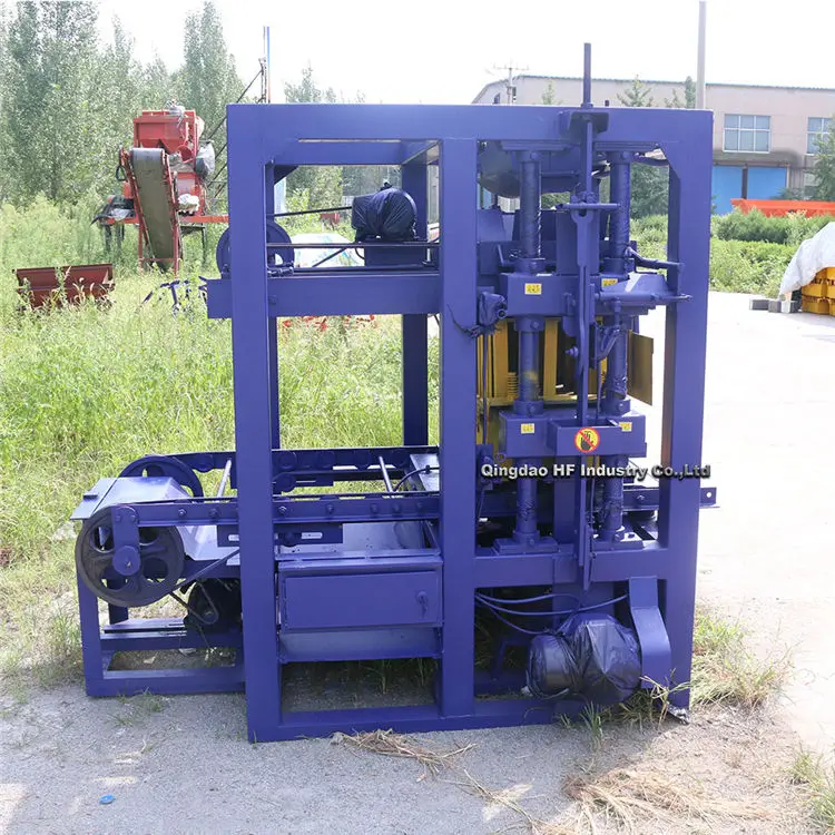 QT4-26 Malaysia Factory Price Hot Hollow Interlocking Paving Tile Mould Cement Cheap Brick Making Machines