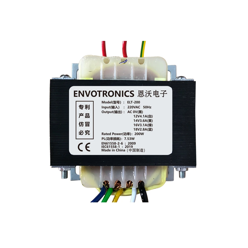 L115Xw105Xh98Mm 350W Total Power Ac220V High Frequency 220V Ac To 12V Ac Transformer Ac