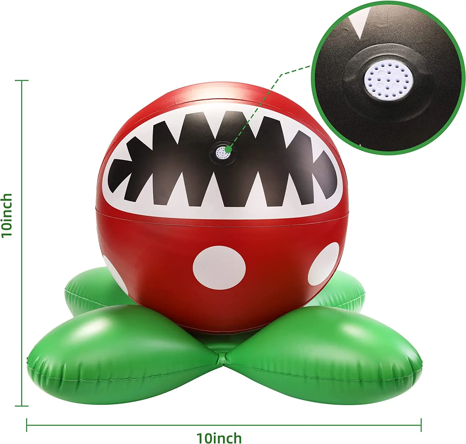 Kids Inflatable Sprinkler Water Toys:Chomper Plants Fun for Children Summer Outdoor Activities Backyard Garden Lawn Spray Games