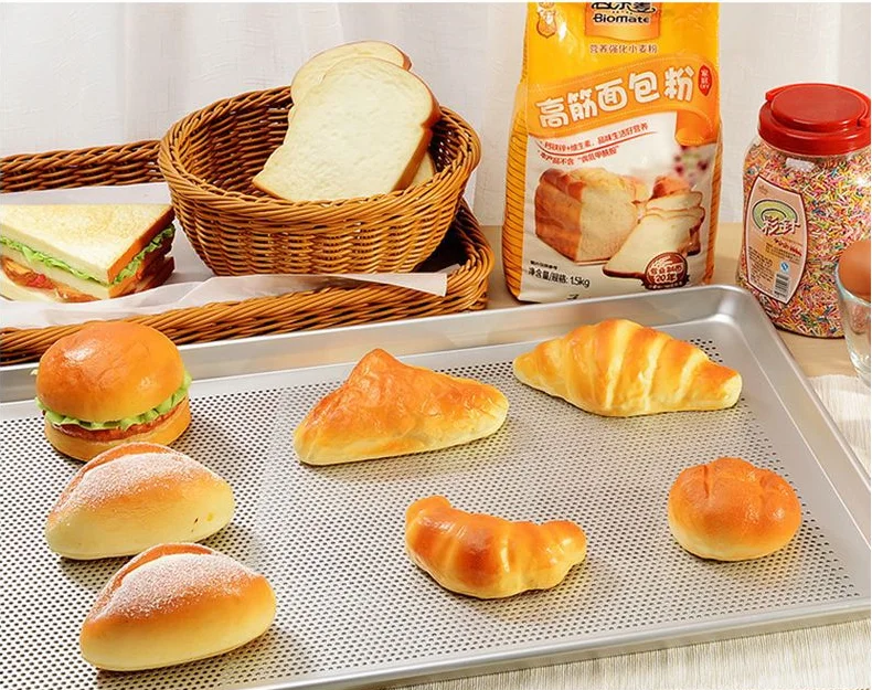 Good Price Rectangle Baking 40*60cm Aluminum Bakery Oven Baking Tray Stainless Steel Baking Tray For Oven