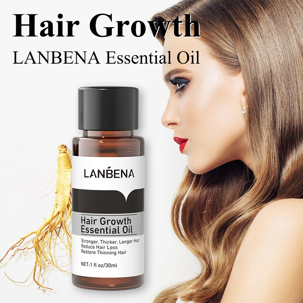 LANBENA Fast Powerful Hair Growth Products Oil Preventing Hair Loss Hair Care Andrea