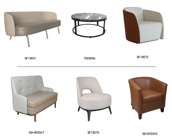 Modern Design Factory Hotel Lobby Chairs Hotel Sofa Furniture Seating Hotel Furniture Lobby Furniture