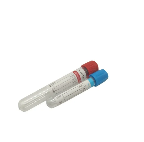 High Quality Lab and Medical vacuum Blood Collection Tube with glass or plastic material