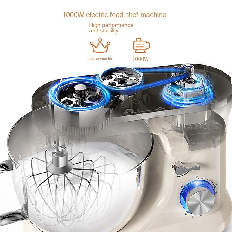 Powerful digital control stand dough mixer stand mixer with big capacity 10L S/S bowl mixer for kitchen