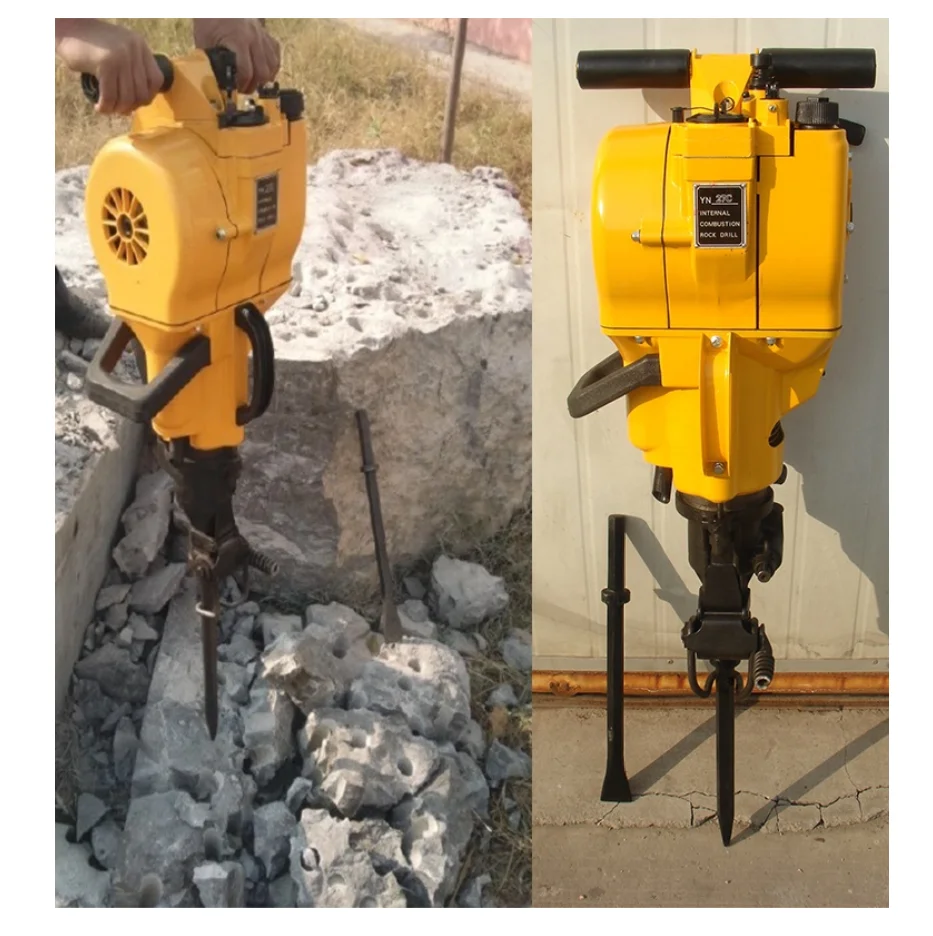 Low price rock breaker gas powered jack hammer YN27 gasoline manual rock drill