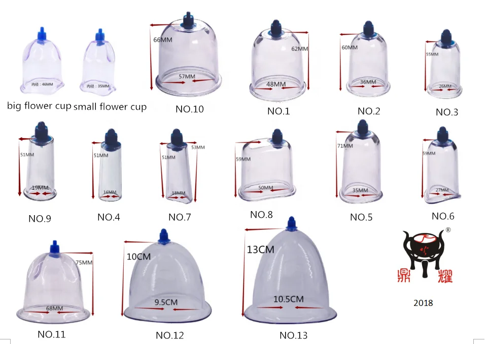 Newest 13 Pieces Vacuum Cupping Therapy CE