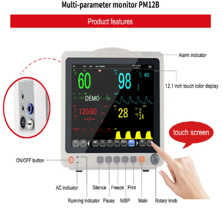 10 inch 6 in 1 pathology monitor  portable TFT-LCD display moniteur pathologie pathology monitor