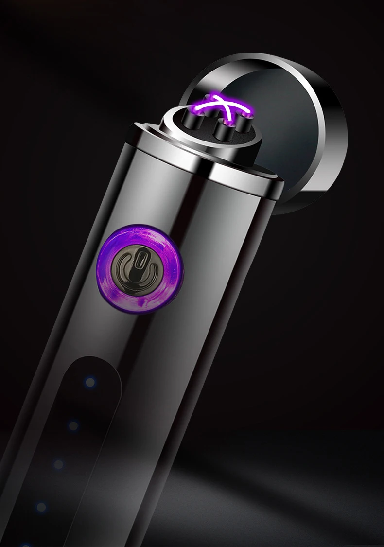 Personality send boyfriend creative lighter windproof USB rechargeable lighter