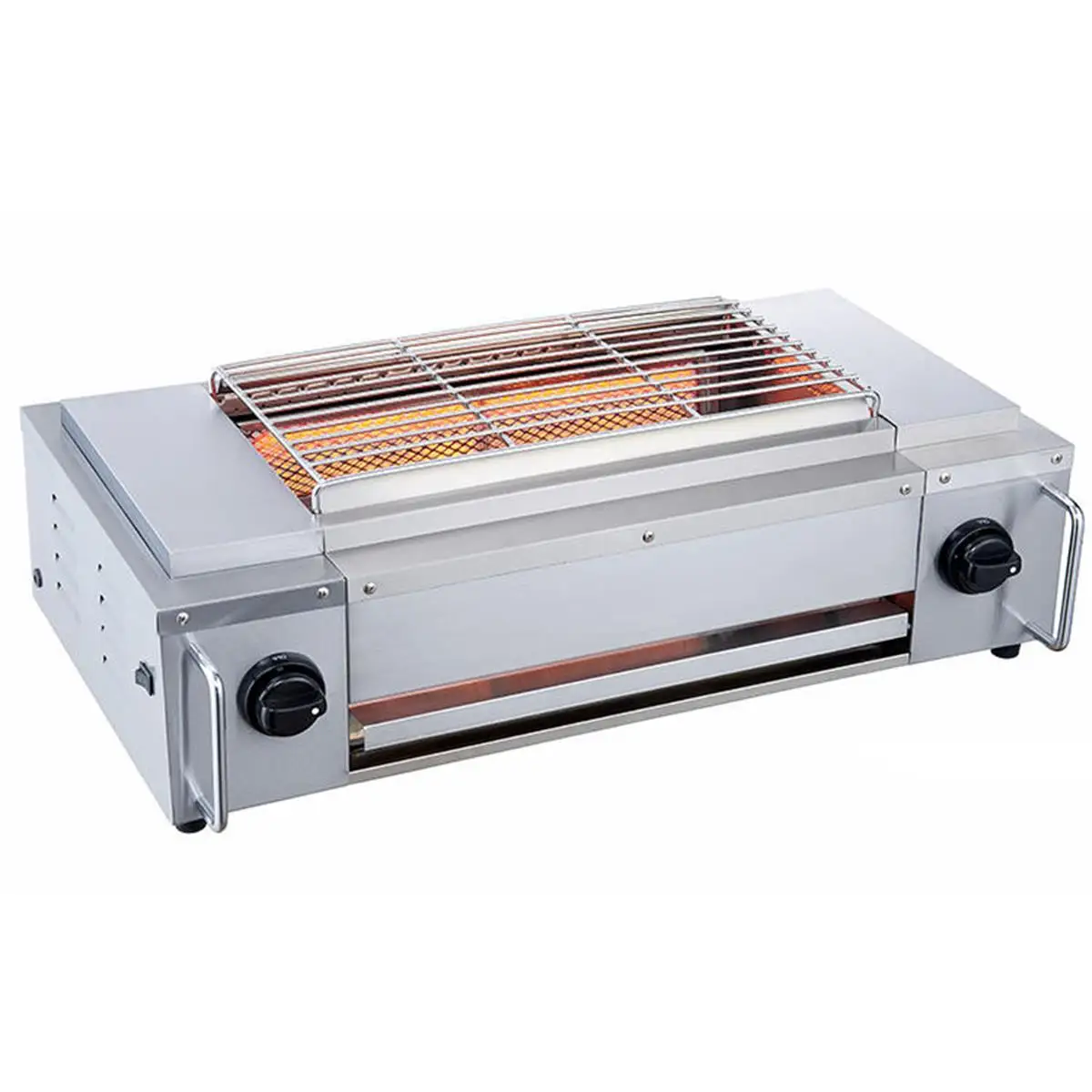 Smokeless Bbq Grill Indoor Portable Stainless Steel Automatic Gas Bbq Grill