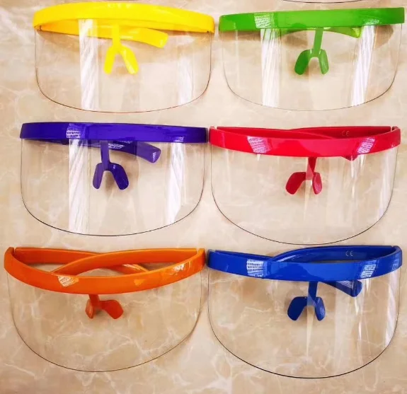 
salipt Face Shields Set with 12 Replaceable Clear Films and 6 Acrylic Glasses, Reusable and Cleanable for Women & Men 